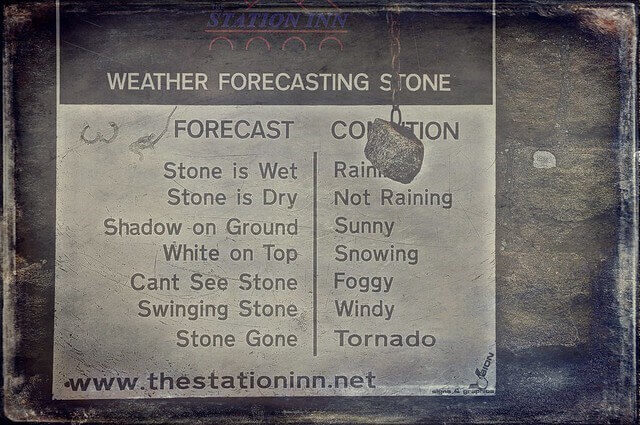 Weather Forecast Stone