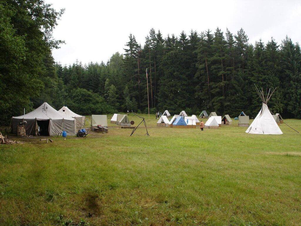 O melhor acampamento de verão