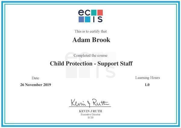 ecis - Child Protection page