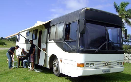 Campground With A Motorhome