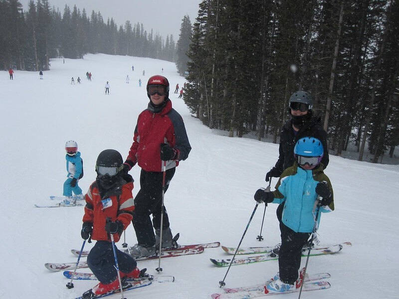 Different Levels of Skiing