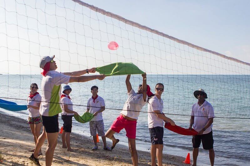 Water Balloon Volleyball