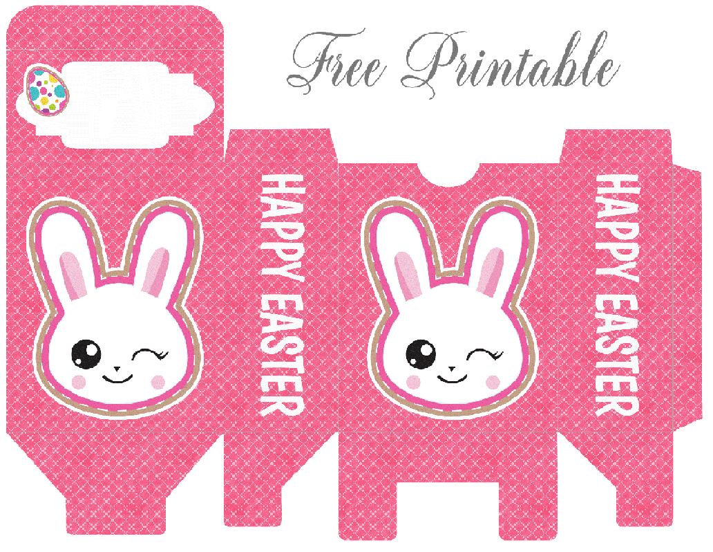 Printable Easter Bunny Box