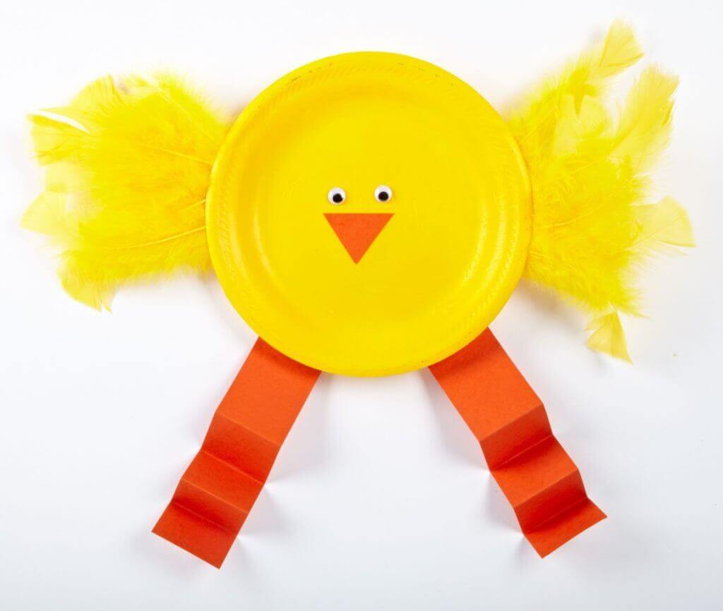 The Paper Plate Easter Chick