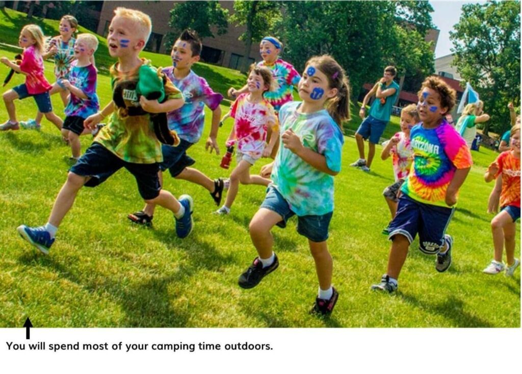 Remember Summer Camp is all About the Outdoors Book a physcial examination before campaign