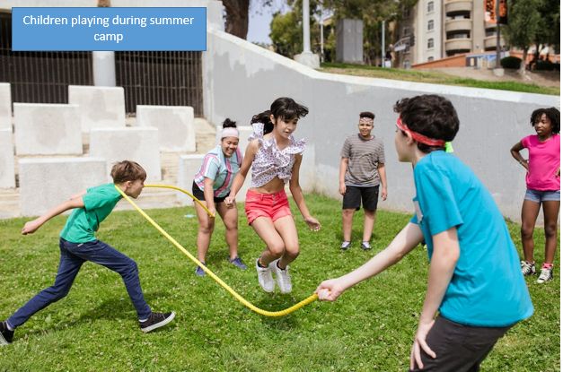 children playing summer camps