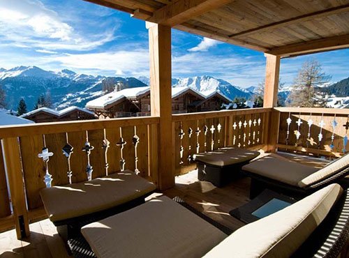 La Vallée Blanche Verbier - Terrasse 1